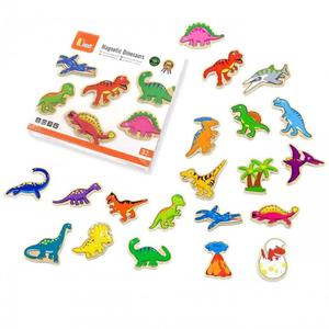 Magnesy Na Lodwk Drewniane Dinozaury Viga Toys 20 szt - 2861443940