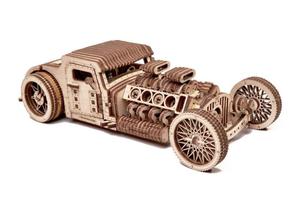 WoodTrick Puzzle mechaniczne 3D Hot Rod - 2864693165