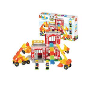 MOCHTOYS Klocki Jeyki Pin Bricks STRA POARNA w Kartonie 100 el. + 2 Figurki - 2863377937