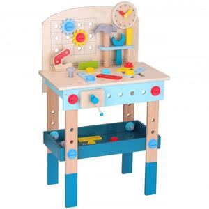 TOOKY TOY Drewniany St Do Majsterkowania Warsztat - 2873964528