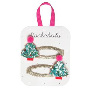 Rockahula Kids - 2 spinki do wosw Glitter Xmas Tree - 2874061129