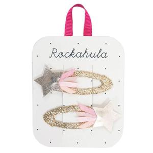 Rockahula Kids - 2 spinki do wosw Shooting Star - Pink - 2874061137