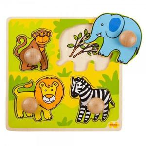 Puzzle ukadanka z uchwytami dla najmodszych Safari - 2845887318