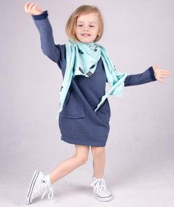 Sukienka dziecica z dugim rkawem Carlo Lamon - Jeans
