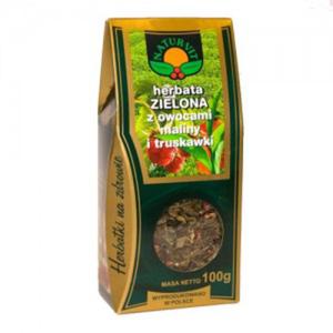 Herbata zielona z owocami maliny i truskawki 100g - 2504637914