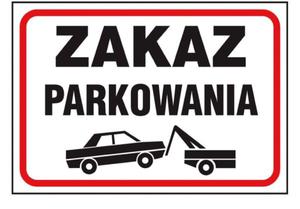 Znak Zakaz Parkowania ZZ-89P - 2876084678