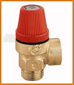 Zawr bezpieczestwa 1/2" 3 bar 312430 CALEFFI cwu wkrtny - 2860890342