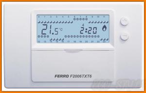 Termostat regulator temperatury F2006TXT6 FERRO tygodniowy elektroniczny bezprzewodowy - 2860890346
