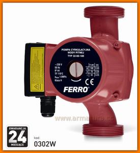 Pompa cyrkulacyjna do cwu 32-60-180 FERRO 0302W - 2860891317