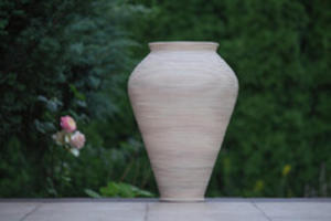 Biay wazon z rattanowy na suszone kwiaty - dekoracja rattanowa m42 - 2832951203