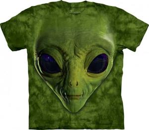 Green Alien Face - The Mountain - 2833178205