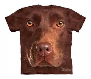 Chocolate Lab Face - The Mountain - Junior - 2833178224