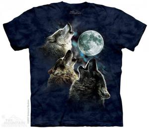 Three Wolf Moon in Blue - The Mountain - 2878402309