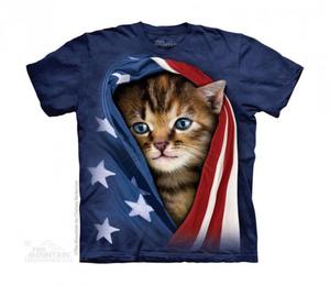 Patriotic Kitten - The Mountain - Junior - 2833178960