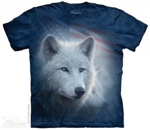 Patriotic White Wolf - The Mountain - 2861363184