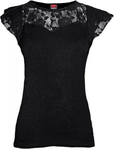 Gothic Elegance - Lace Sleeve Top - Spiral - Damska - 2861363489