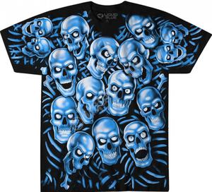 Skull Pile Blue - Glow - Liquid Blue - 2861363541