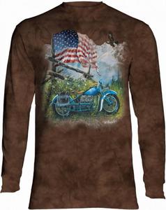 Biker Americana - Long Sleeve The Mountain - 2865873126