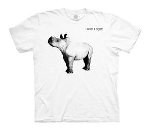 Rhino Calf Not A Trophy White Protect - Junior The Mountain - 2863859583