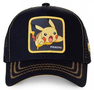 Pikachu Pokemon Black - Czapka Capslab - 2865471128