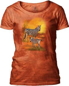 Mama and Baby Zebra - The Mountain Damska - 2862987513