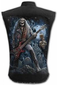 Grim Rocker - Bezrkawnik Denim Spiral - 2863167869