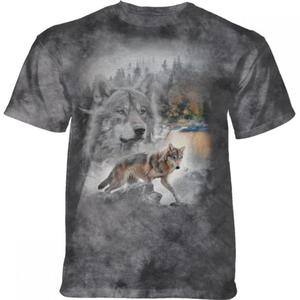 Grey Wolf Collage - The Mountain - 2874191748