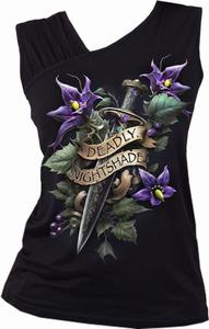 Deadly Nightshade - Slant Top Spiral - Damska - 2875706458