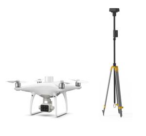 Phantom P4 Multispectral DJI + D-RTK 2 Mobile Station Combo - 2861394866