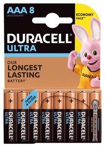 Baterie alkaliczne Duracell Ultra Power LR03/AAA 8 szt - 2861395308