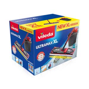 Vileda UltraMax XL wiadro 13l i mop paski z drkiem BOX