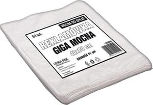 Reklamwki GIGA MOCNE HDPE biae 40x80 cm-50 sztuk - 2859648176