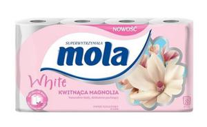 MOLA Magnolia papier toaletowy naturalnie biay 2 warstwy-8 rolek - 2859648287