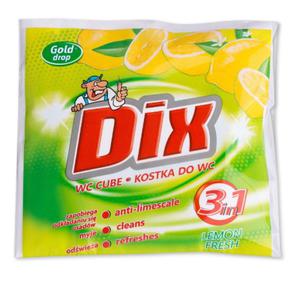 Kostka WC w koszyczku DIX CYTRYNOWA 35g - 2859648384