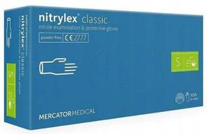 Rkawice nitrylowe NITRYLEX CLASSIC S bez pudru niebieskie a100 - 2872982907