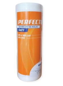 cierki na rolce BIAE PERFECTO SOFT perforowane 50 sztuk - 2871867222