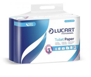 LUCART papier toaletowy celuloza 3 warstwy-24 rolki - 2871980228