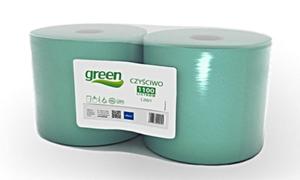 Czyciwo papierowe GREEN Standard 250 m zielone-2 role - 2822922606