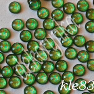 Klejnoty (cyrkonie) kle83 okrge pery zielone - 2859649789