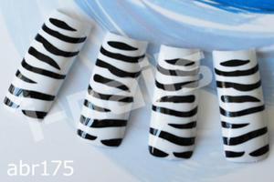Tipsy Air-brush (Pre-Designed) abr175 zebra classic 20 szt. KK SUPER CENA! - 2859650755