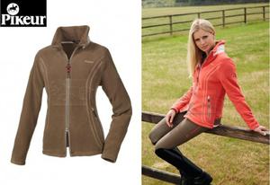 Bluza polarowa Pikeur CALUNA - shitake brown