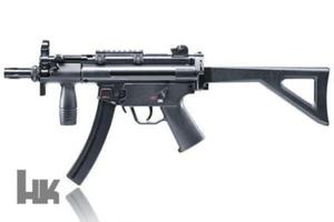 Wiatrwka - Replika Pistoletu Maszynowego H&K MP5 Blow-Back na ruty BB/BBs 4,46mm (napd Co2). - 2870074745
