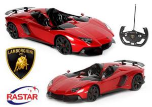 Due Licencjonowane Zdalnie Sterowane Lamborghini Aventador J (1:12) RASTAR + Bezprzewodowy Pilot. - 2837617013