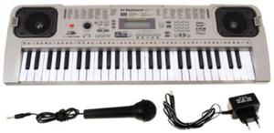 Due Wielofunkcyjne Organy/Keyboard + Mikrofon + Zasilacz + USB... - 2837617470