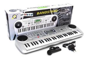 Due Elektroniczne Organy / Keyboard + Mikrofon + Ekran LCD + Zasilacz 230V... - 2837617471