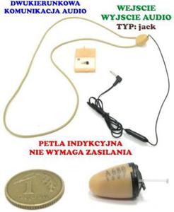 Bezprzewodowa Mikro-Suchawka (zestaw egzaminacyjny) + Ptla Indukcyjna Pod Tel. GSM (jack 3,5mm). - 2837618880