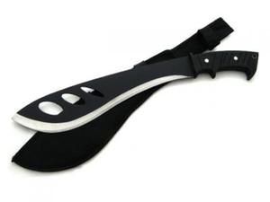 Profesjonalna Maczeta KUKRI (d. 43cm.), Czarna + Pokrowiec do Pasa. - 2852744969