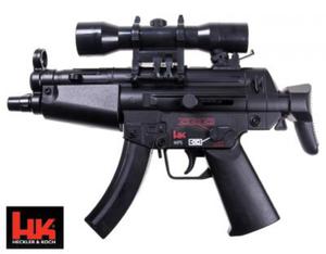 Licencjonowany Pistolet Maszynowy H&K MP5 KIDZ AEG/ASG na Kule 6mm (napd sprynowy i elektryczny). - 2861345945