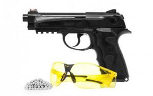 Wiatrwka - Beretta 90 TWO na ruty BB/BBs 4,46mm (napd Co2) + Okulary Ochronne i Akcesoria. - 2869074706