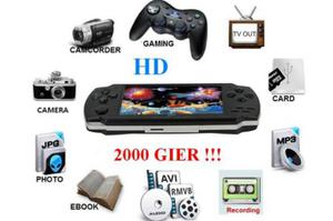 Wielofunkcyjna Konsola do Gier z LCD 4,3" HD (ponad 2000 gier!) + Kamera/Dyktafon + Wsppraca z TV. - 2871064194